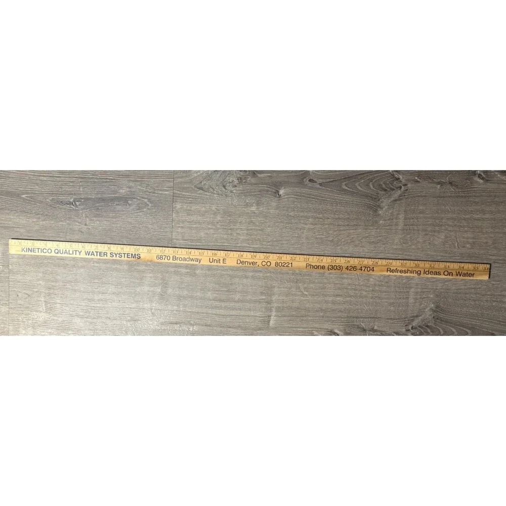 Vintage 70s Burlap Fruit Wall Hanging Yardstick Holder Ad Ruler Rustic Country